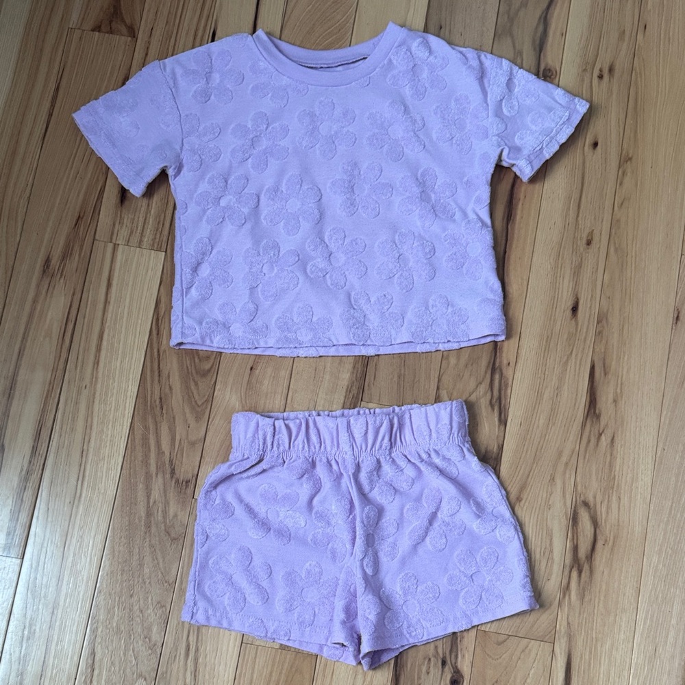 Cuddl Duds Kids Light Purple Pajama Set